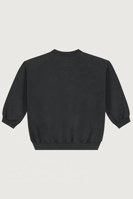 Baby Dropped Shoulder Sweater Nearly Black