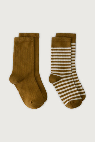 Socks 2-Pack Peanut