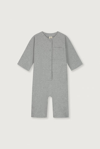 Baby Overall Grey Melange