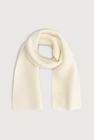 Baby Knitted Scarf Cream