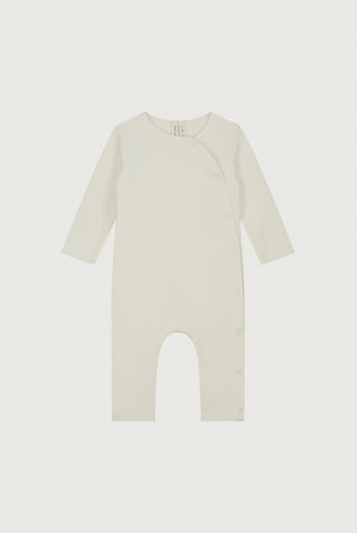 Baby Suit with Snaps Cream
