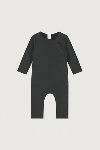 Baby Suit with Snaps Nearly Black