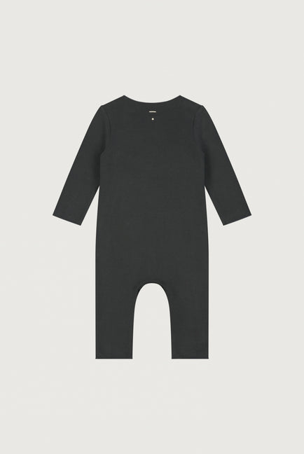 Baby Suit with Snaps Nearly Black