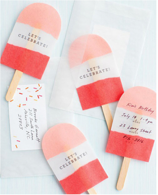 DIY: POPSICLE INVITES