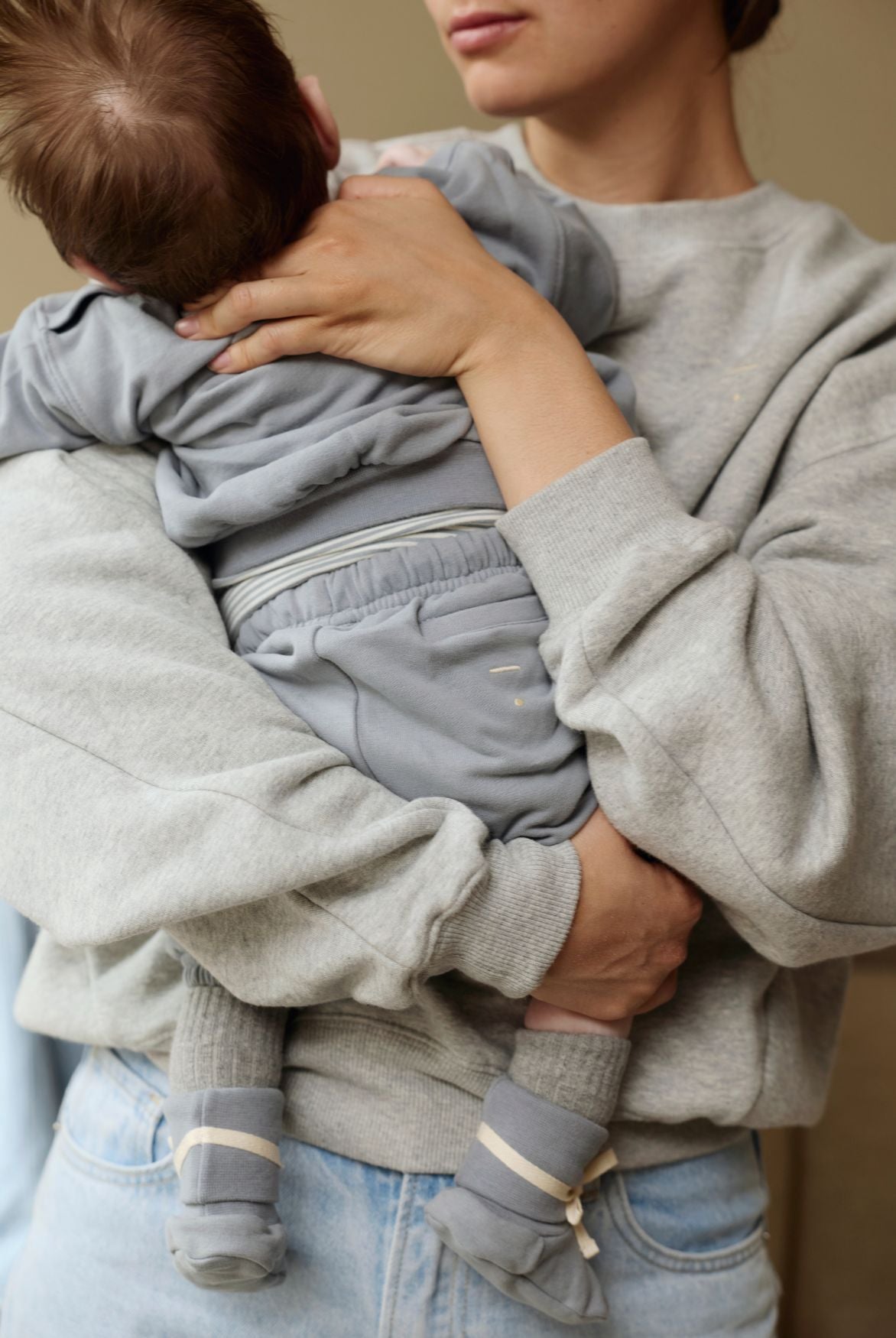 Baby Track Pants | Stone Gray