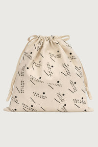 Cotton Bag 15Y | GOTS | Off White - Black