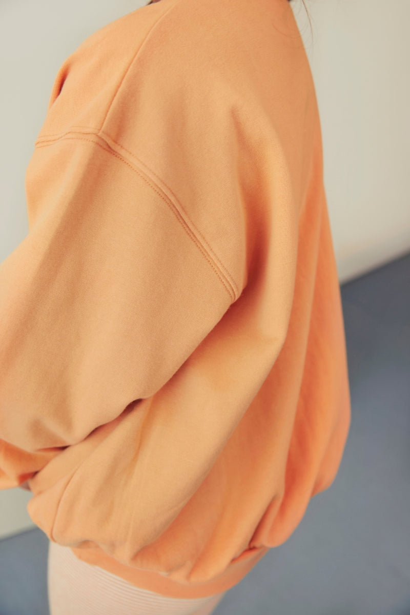 Dropped Shoulder Sweater | Melon