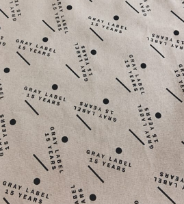 Cotton Bag 15Y | GOTS | Off White - Black