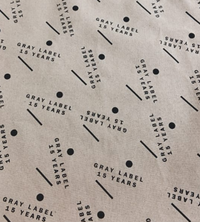 Cotton Bag 15Y | GOTS | Off White - Black