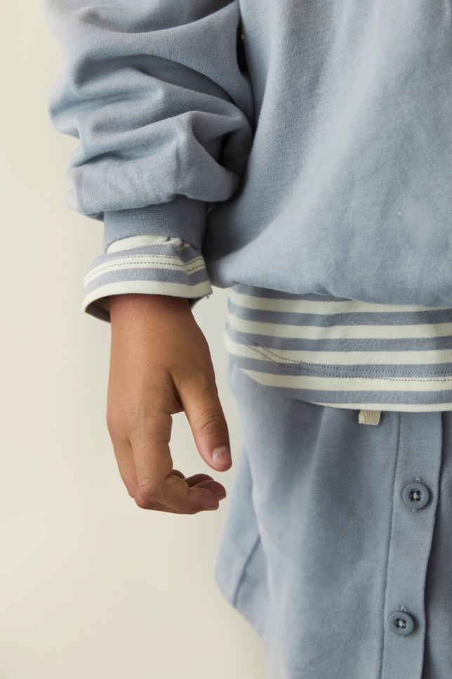 Dropped Shoulder Sweater | Stone Gray