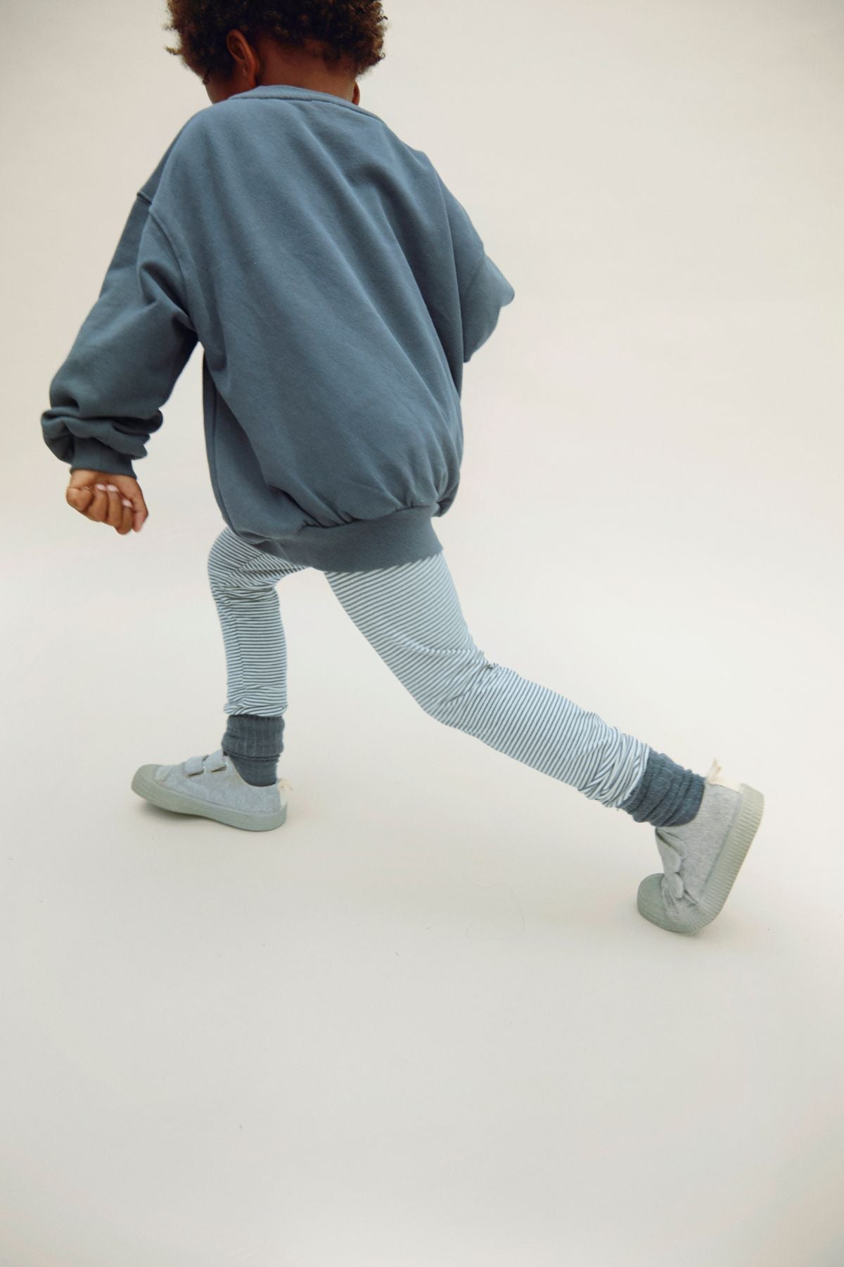 Leggings | Blue Gray - Cream