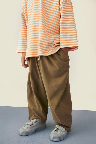 Dropped Shoulder T-shirt | Melon - Cream