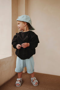 Dropped Shoulder Sweater | Nearly Black