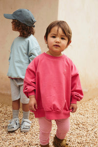 Dropped Shoulder Sweater | Cherry