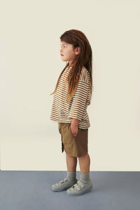 Dropped Shoulder T-Shirt | Woody - Cream