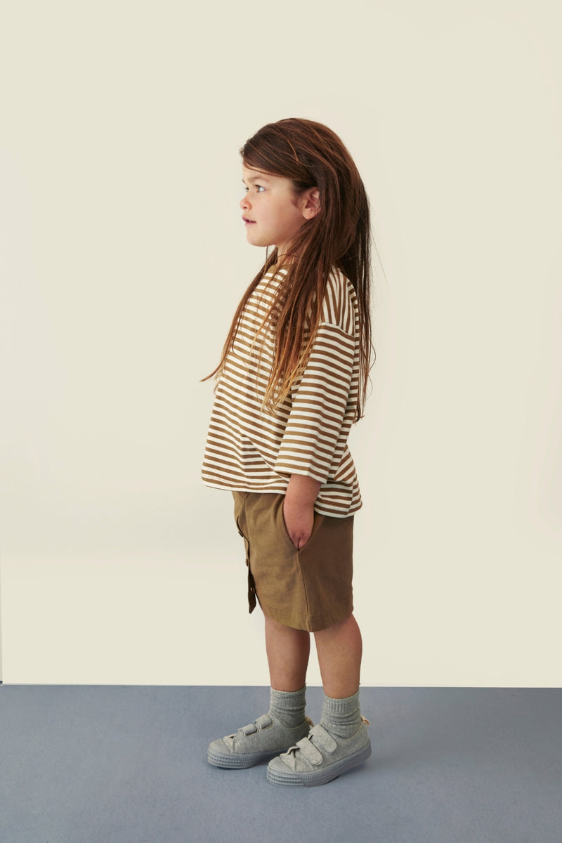 Dropped Shoulder T-Shirt | Woody - Cream