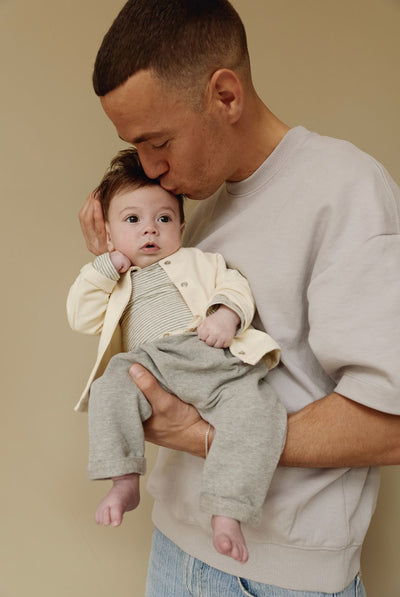 Baby Raglan Cardigan | Cream