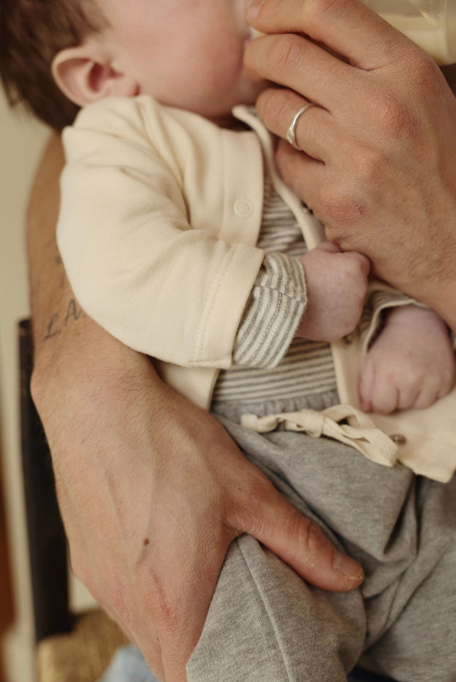 Baby Raglan Cardigan | Cream