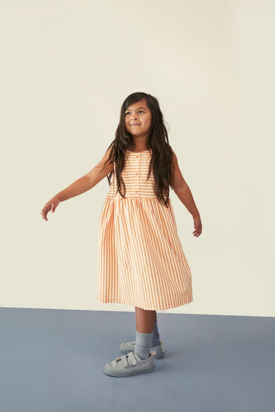 Sleeveless Dress | Melon - Cream