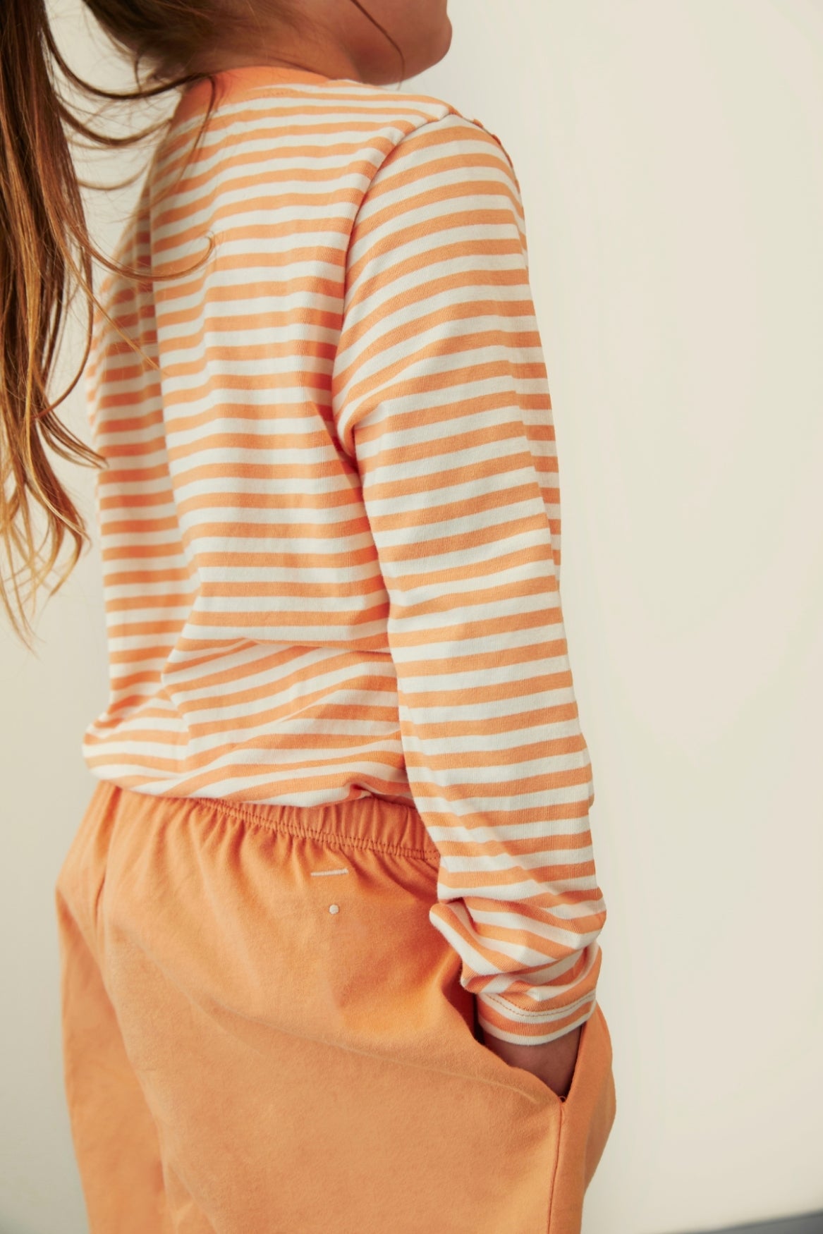 T-shirt met lange mouwen | Melon - Cream