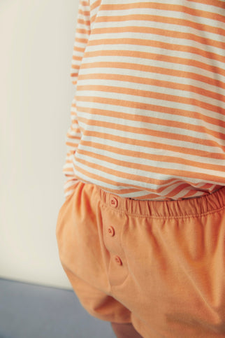 T-shirt met lange mouwen | Melon - Cream