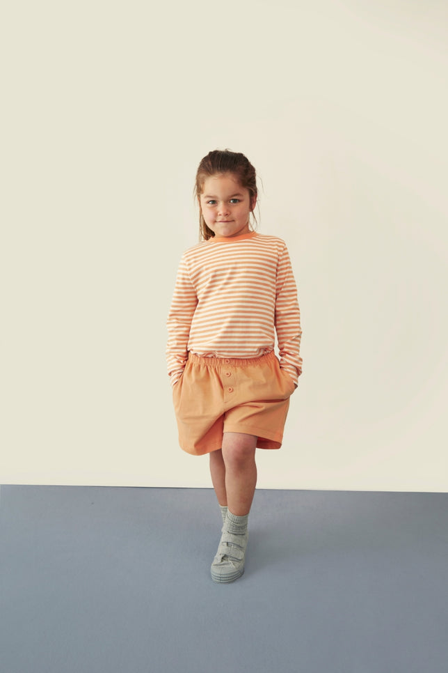 T-shirt met lange mouwen | Melon - Cream