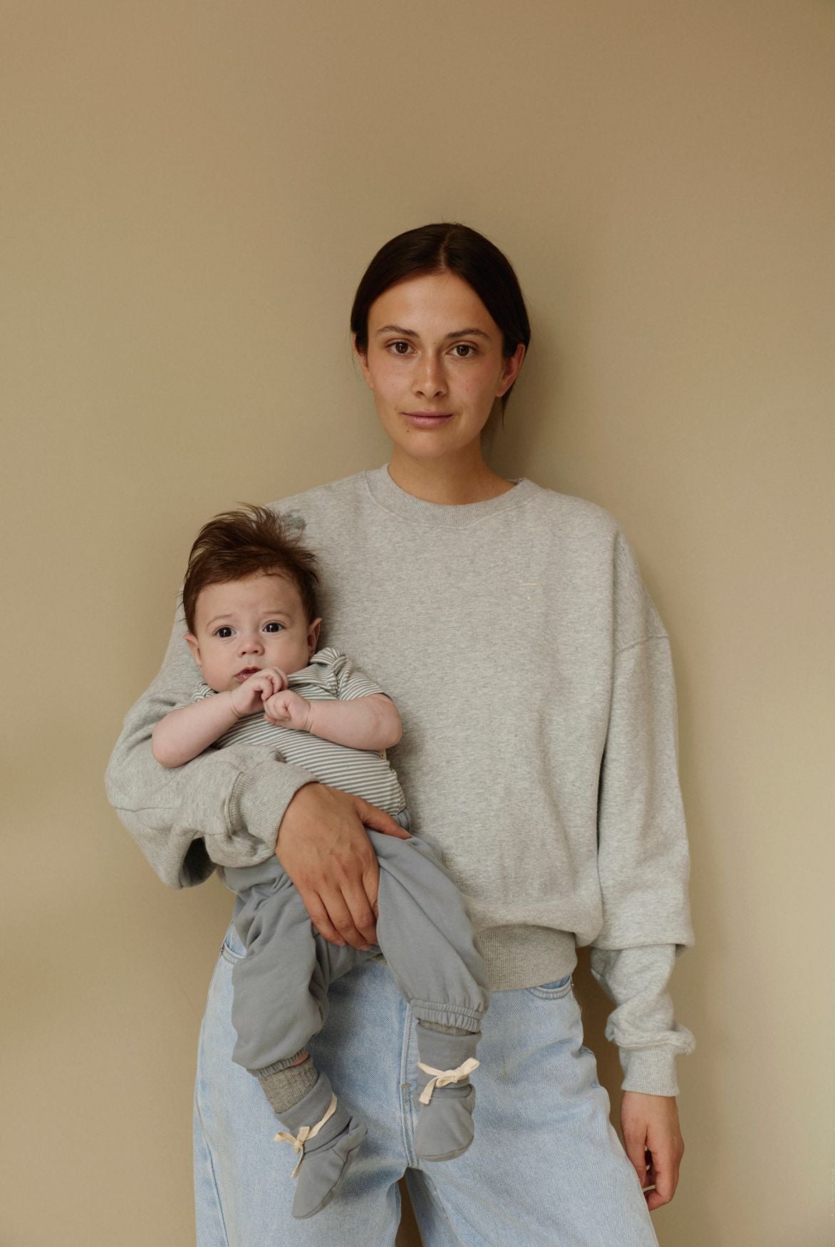 Baby Track Pants | Stone Gray 