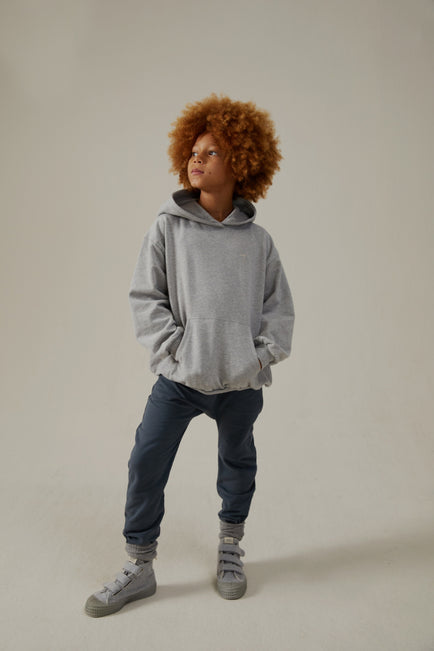 Hoodie Kids | Grey Melange