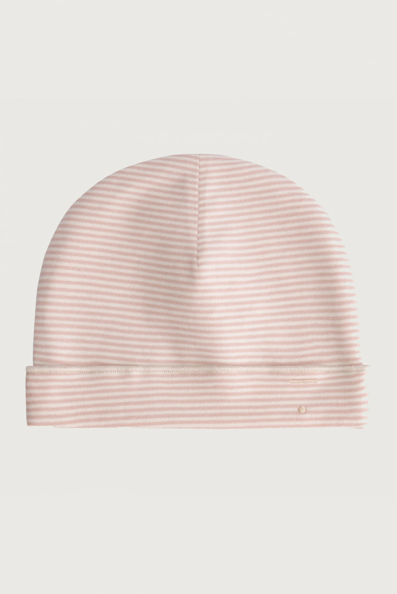 Baby Beanie | Faded Pink - Cream