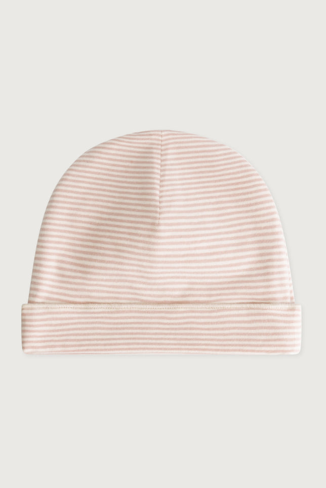 Baby Beanie | Faded Pink - Cream