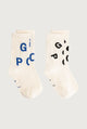 POP Short Ribbed Socks | 2-pack | Nearly Black - Blue Moon