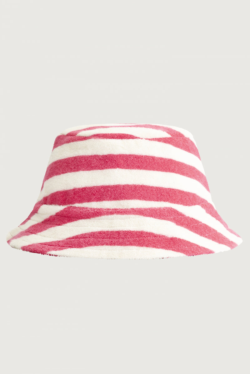 POP Terry Bucket Hat Kids | Cherry - Cream