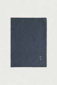 Knitted Endless Scarf | Blue Grey