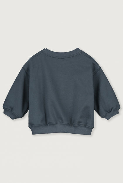 Baby Dropped Shoulder Sweater | Blue Grey