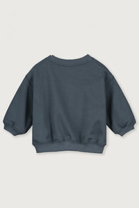 Baby Dropped Shoulder Sweater | Blue Grey, dk