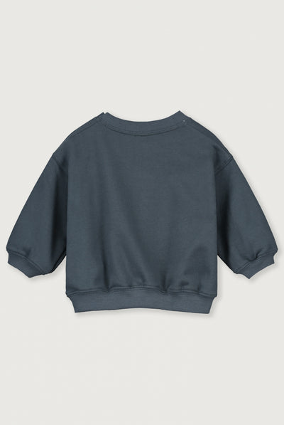 Baby Dropped Shoulder Sweater | Blue Gray