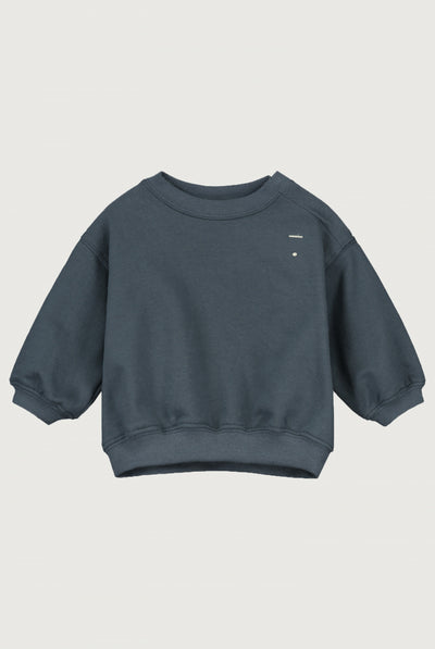 Baby Dropped Shoulder Sweater | Blue Gray
