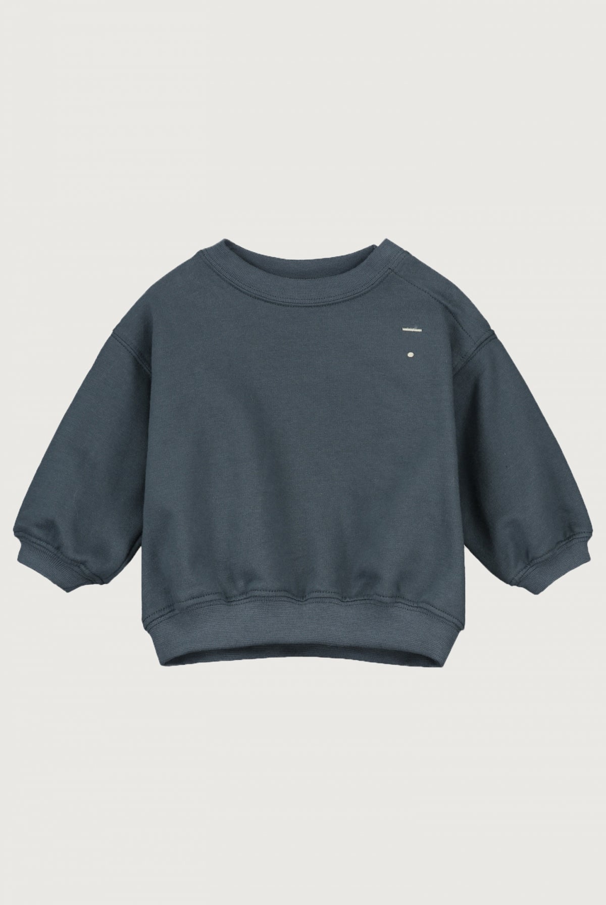 Baby Dropped Shoulder Sweater Blue Grey