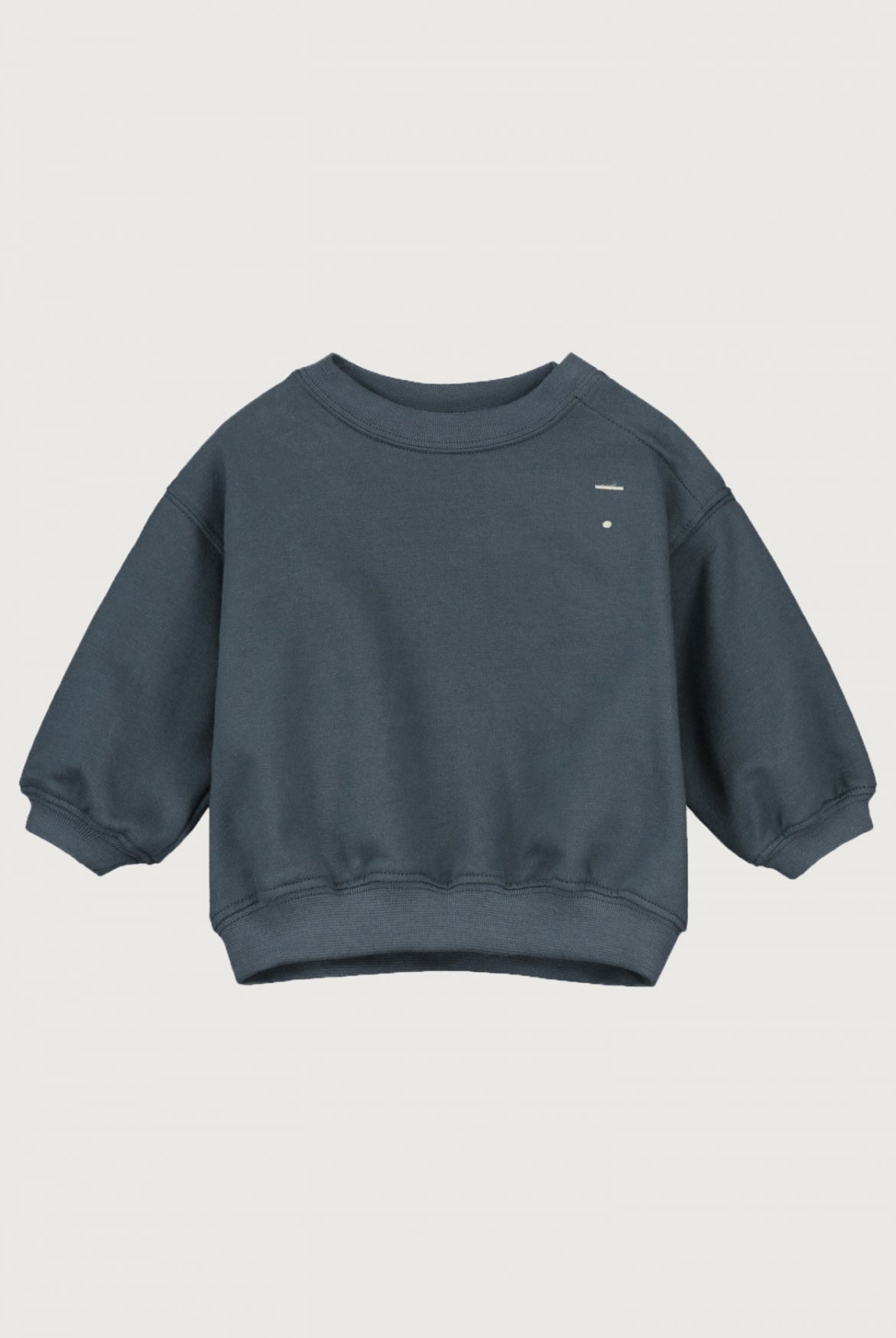 Baby Dropped Shoulder Sweater | Blue Grey, dk