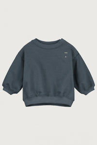 Baby Dropped Shoulder Sweater | Blue Grey, dk