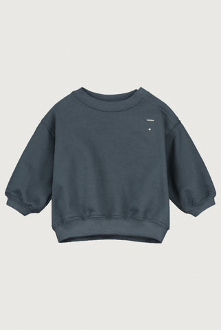 Baby Dropped Shoulder Sweater | Blue Grey, dk