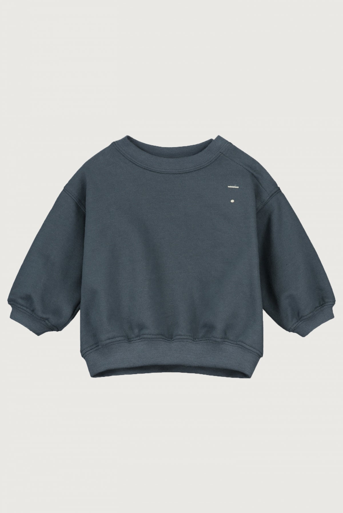 Baby Dropped Shoulder Sweater | Blue Grey