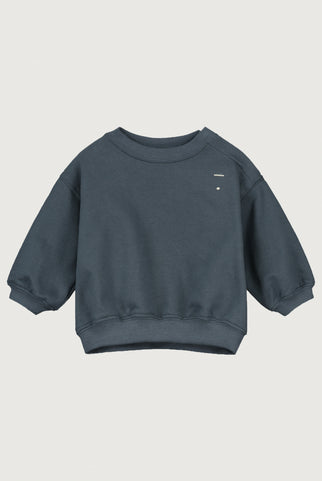 Baby Dropped Shoulder Sweater | Blue Grey