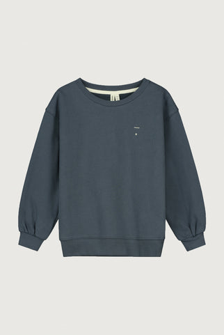 Dropped Shoulder Sweater | Blue Grey