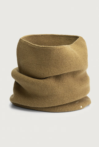 Knitted Endless Scarf | Peanut