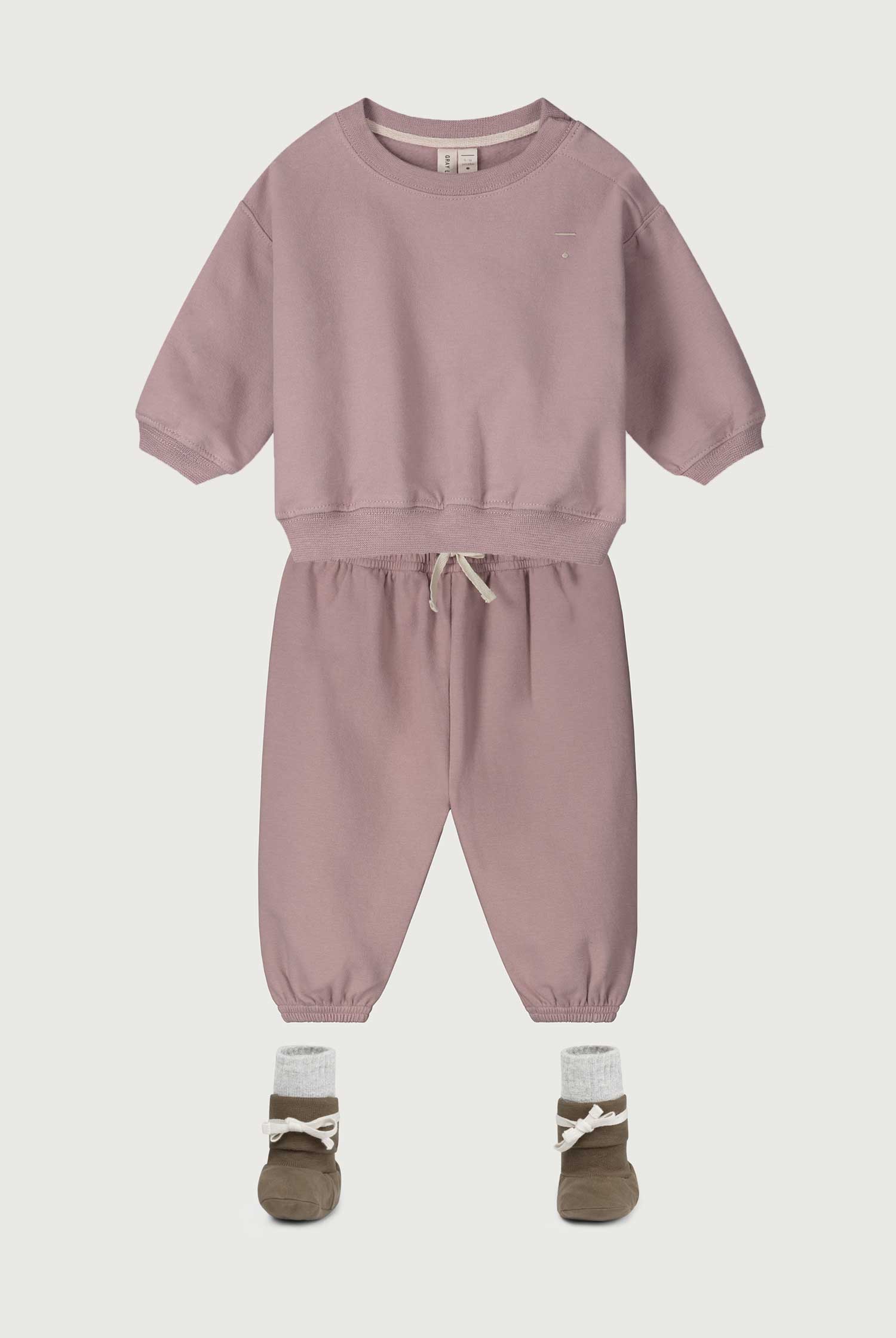 Baby Dropped-Shoulder-Pulli | Berry