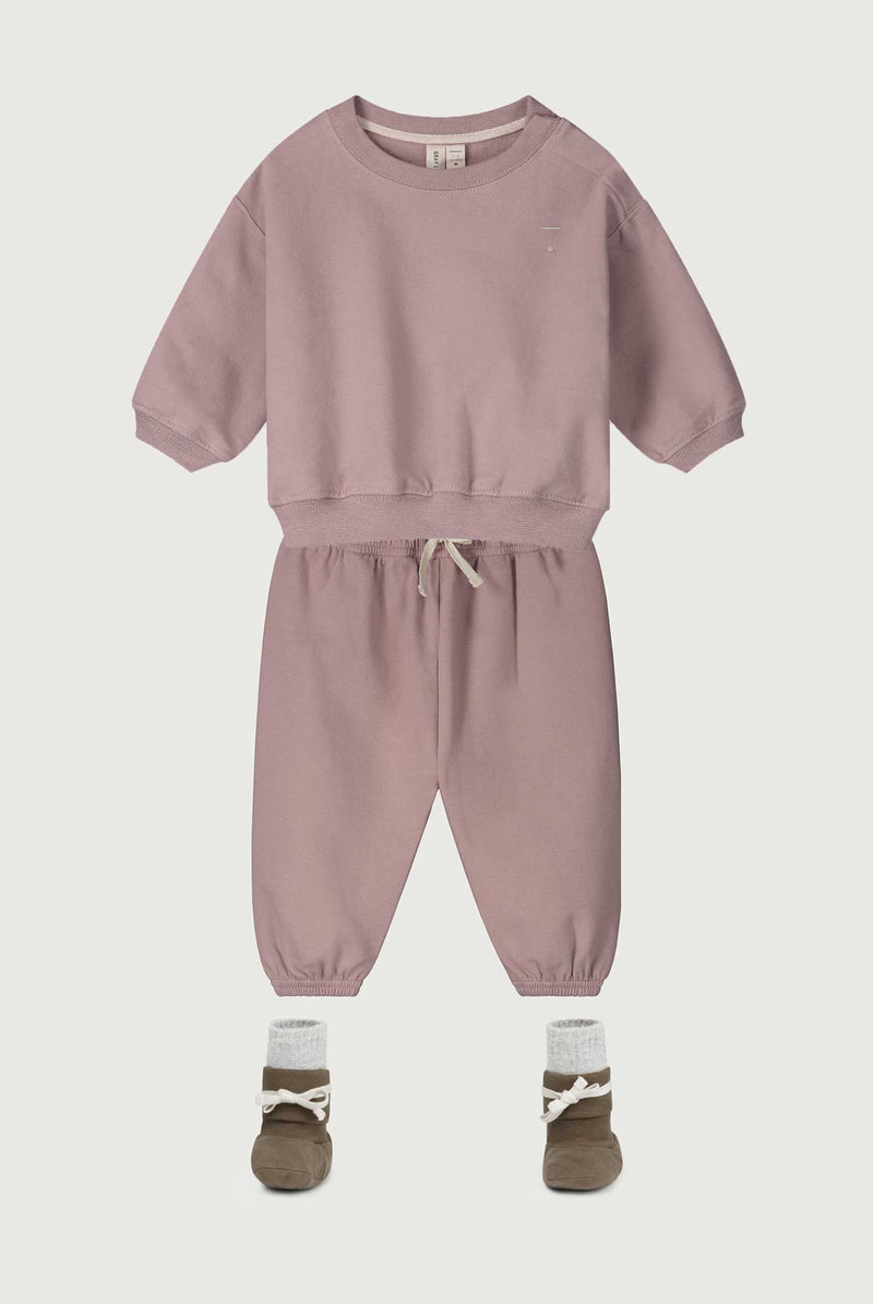 Baby Dropped-Shoulder-Pulli | Berry