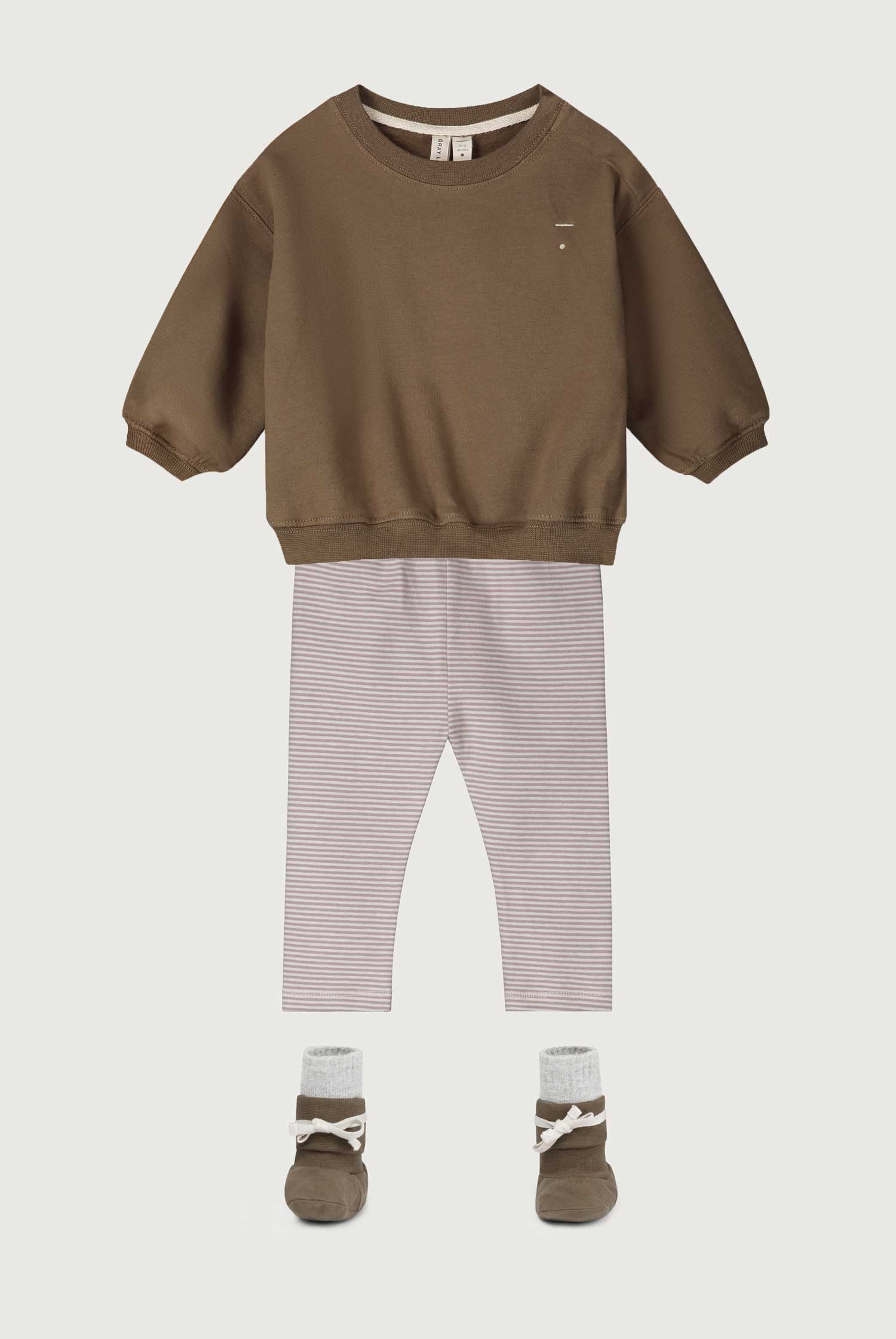 Baby Leggings | Berry - Cream