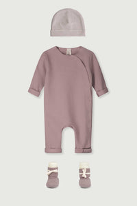 Baby Suit with Snaps | Berry