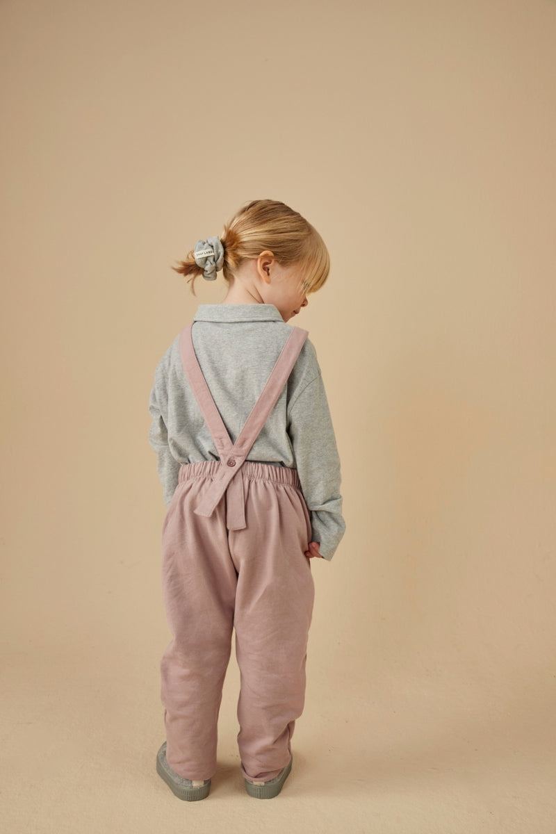 Salopette with Seam | Berry